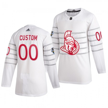 Ottawa Senators Personalizado Wit Adidas 2020 NHL All-Star Authentic Shirt - Mannen